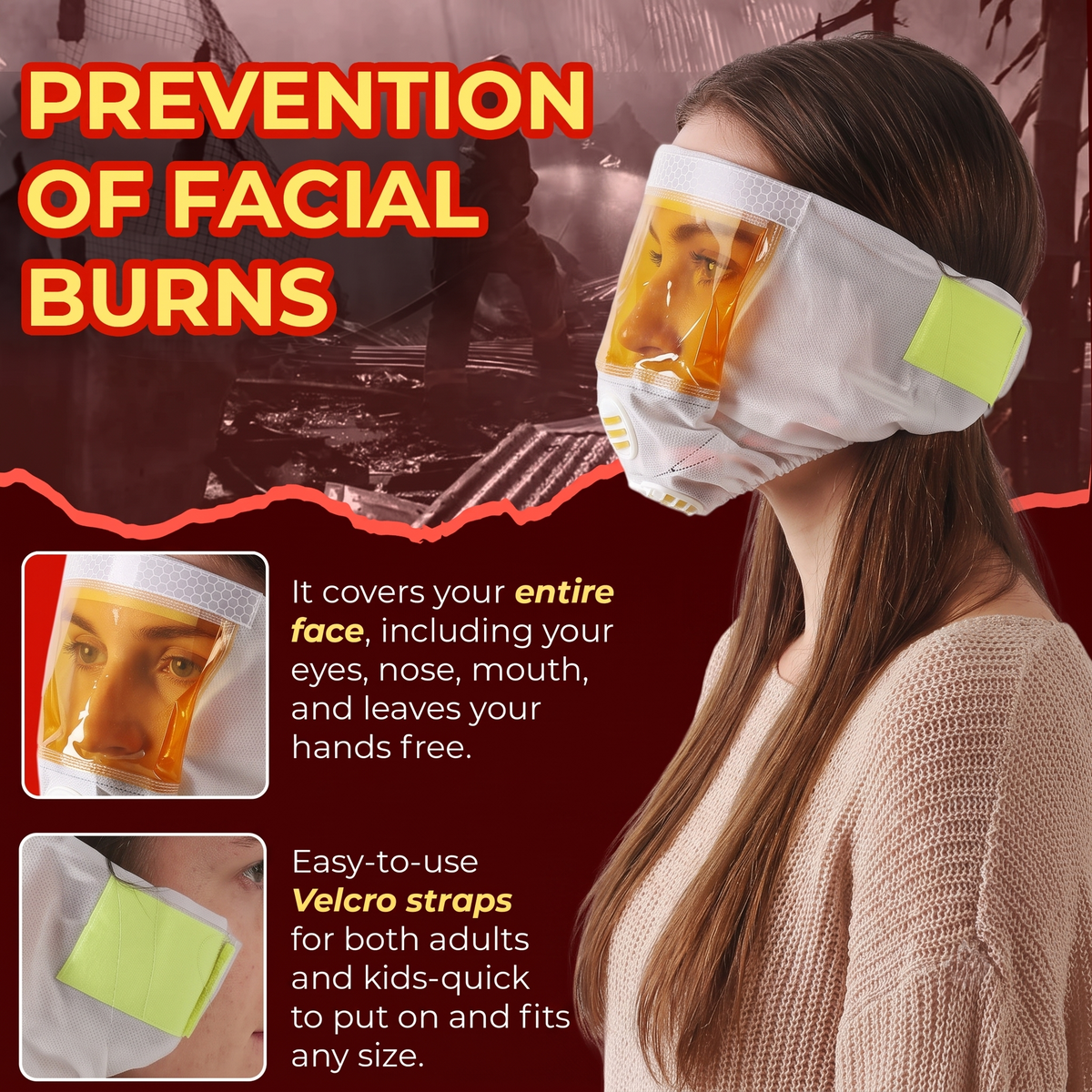 Emergency Moisture    Fire Escape Mask