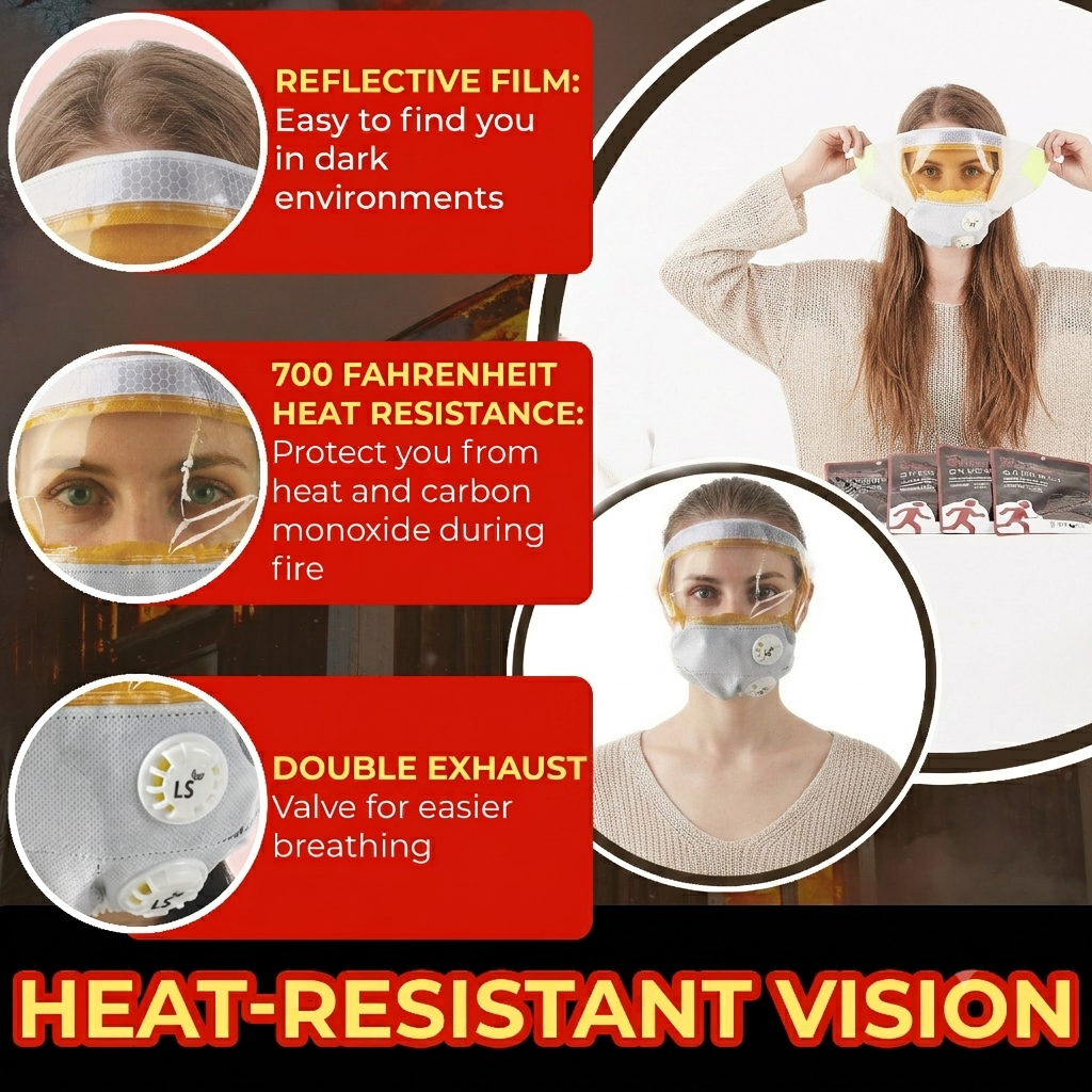 Emergency Moisture    Fire Escape Mask