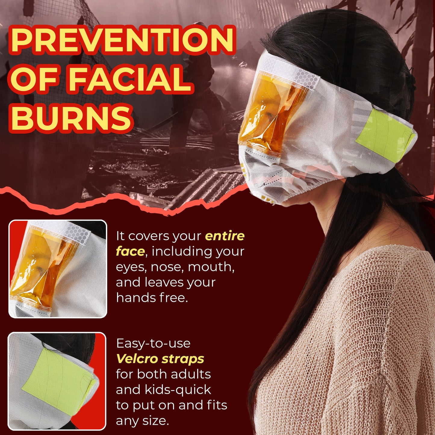 Emergency Moisture    Fire Escape Mask
